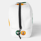 SlipperyJoe's 69 harde pooltafel twee biljartbal Toilettasje (Rechts)