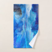 SlipperyJoe's abstracte wolkenkunstwerk kleurrijke Bad Handdoek (Handdoek)