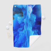 SlipperyJoe's abstracte wolkenkunstwerk kleurrijke Golfhanddoek (Insitu)