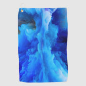SlipperyJoe's abstracte wolkenkunstwerk kleurrijke Golfhanddoek (Voorkant)