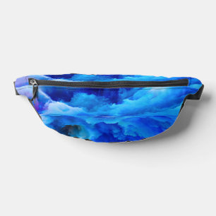 SlipperyJoe's abstracte wolkenkunstwerk kleurrijke Heuptasje