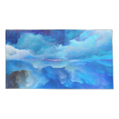 SlipperyJoe's abstracte wolkenkunstwerk kleurrijke Kussensloop (Achterkant)