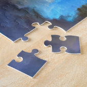 SlipperyJoe's abstracte wolkenkunstwerk kleurrijke Legpuzzel (Zijkant)