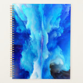 SlipperyJoe's abstracte wolkenkunstwerk kleurrijke Planner (Voorkant)