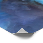 SlipperyJoe's abstracte wolkenkunstwerk kleurrijke Poster (Hoek)