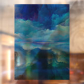 SlipperyJoe's abstracte wolkenkunstwerk kleurrijke Raamsticker (Vel 2)