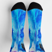 SlipperyJoe's abstracte wolkenkunstwerk kleurrijke Sokken (Top)