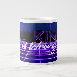 SlipperyJoe's allerlei verkeerde vet 3D-tekst retr Grote Koffiekop