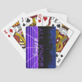 SlipperyJoe's allerlei verkeerde vet 3D-tekst retr Pokerkaarten (Achterkant)