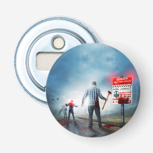 SlipperyJoe's apocalyptische infectiegevaar Hallow Button Flesopener