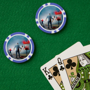 SlipperyJoe's apocalyptische infectiegevaar Hallow Poker Chips