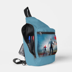 SlipperyJoe's apocalyptische infectiegevaar Hallow Sling Bag