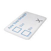 SlipperyJoe's Are You Drink gehamerd selectievakje Badmat (Gekanteld)