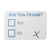 SlipperyJoe's Are You Drink gehamerd selectievakje Badmat (Voorkant)