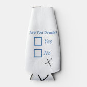 SlipperyJoe's Are You Drink gehamerd selectievakje Flesjeskoeler (Voorkant)
