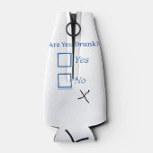 SlipperyJoe's Are You Drink gehamerd selectievakje Flesjeskoeler (Achterkant)