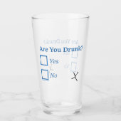 SlipperyJoe's Are You Drink gehamerd selectievakje Glas (Voorkant)