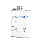 SlipperyJoe's Are You Drink gehamerd selectievakje Heupfles (Links)