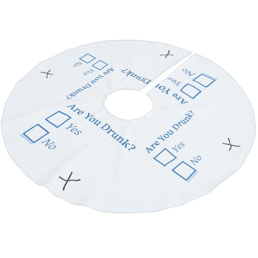 SlipperyJoe's Are You Drink gehamerd selectievakje Kerstboom Rok (Gekanteld)