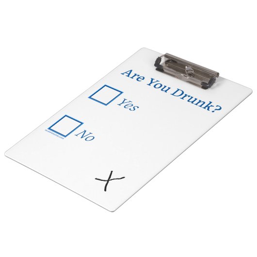SlipperyJoe's Are You Drink gehamerd selectievakje Klembord (Gekanteld)
