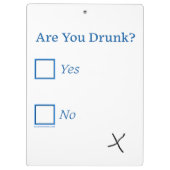 SlipperyJoe's Are You Drink gehamerd selectievakje Klembord (Achterkant)