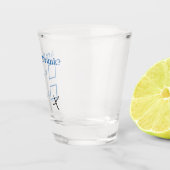 SlipperyJoe's Are You Drink gehamerd selectievakje Shot Glas (Rechts)