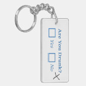SlipperyJoe's Are You Drink gehamerd selectievakje Sleutelhanger (Voorkant Links)