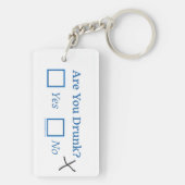 SlipperyJoe's Are You Drink gehamerd selectievakje Sleutelhanger (achterkant)