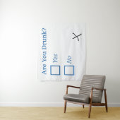 SlipperyJoe's Are You Drink gehamerd selectievakje Wandkleed (In situ)