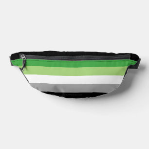 SlipperyJoe's Aromantische Pride Vlag homoseksuele Heuptasje