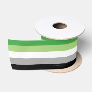 SlipperyJoe's Aromantische Pride Vlag homoseksuele Satijnen Lint
