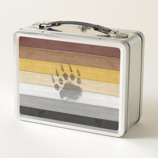 SlipperyJoe's artistic Bear Wood gay gifts Bear Br (Achterkant)