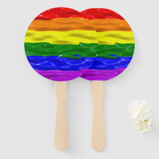 SlipperyJoe's artistic Colorful gay Pride gifts LG Handwaaier (Voorkant en achterkant)