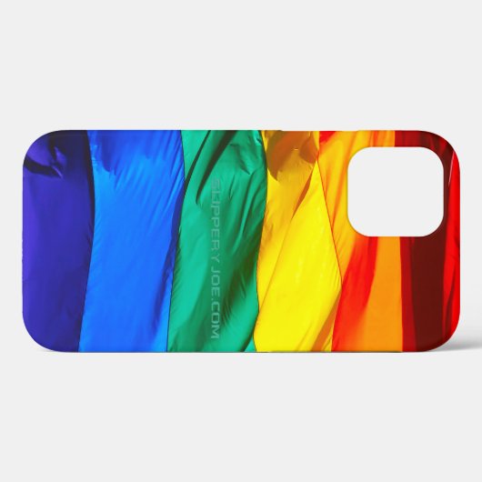 SlipperyJoe's artistic Wave Gay Pride Flag gifts L Case-Mate iPhone Case (Achterkant (horizontaal))