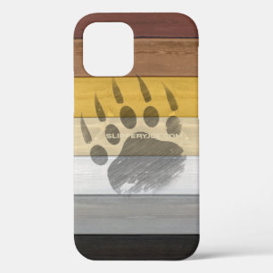 SlipperyJoe's artistieke Beer Hout homo geschenken Case-Mate iPhone Case