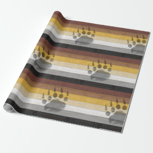 SlipperyJoe's artistieke Beer Wood gay gifts Beer  Cadeaupapier