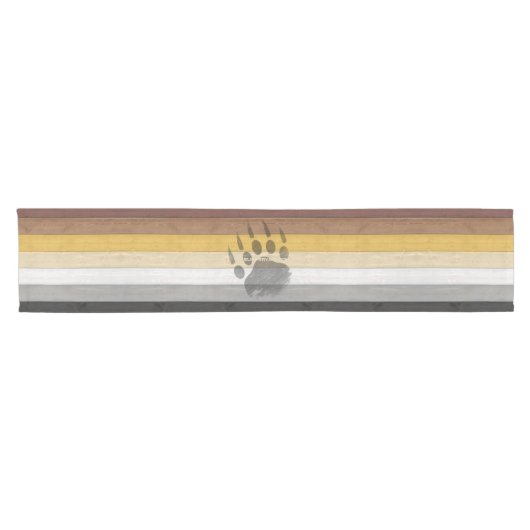 SlipperyJoe's artistieke Beer Wood gay gifts Beer  Korte Tafelloper (Horizontaal)