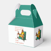 SlipperyJoe's artistieke feesten gay pride geschen Bedankdoosjes (Achterkant)