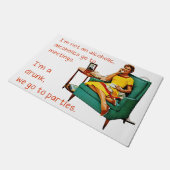 SlipperyJoe's artistieke feesten gay pride geschen Deurmat (Schuin)