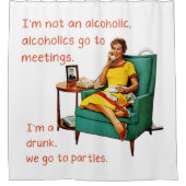 SlipperyJoe's artistieke feesten gay pride geschen Douchegordijn (Voorkant)