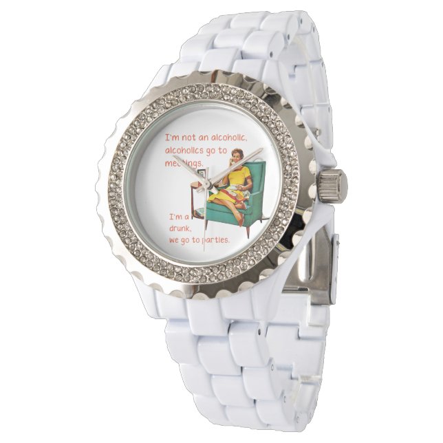 SlipperyJoe's artistieke feesten gay pride geschen Horloge (Gekanteld)