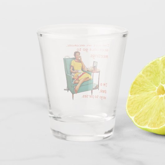 SlipperyJoe's artistieke feesten gay pride geschen Shot Glas (Achterkant)