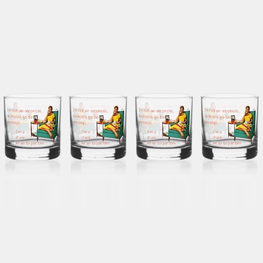 SlipperyJoe's artistieke feesten gay pride geschen Whisky Glas (Voorkant)