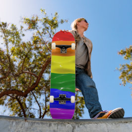 SlipperyJoe's artistieke Kleurrijke gay Pride-cade Persoonlijk Skateboard