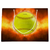SlipperyJoe's artistieke Softball op vuurcadeaus v Groot Cadeauzakje (Voorkant)