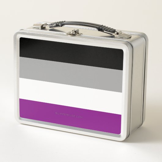 SlipperyJoe's asexual pride flag emphasizing inclu (Voorkant)