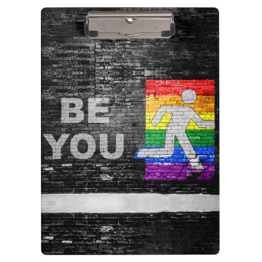 SlipperyJoe's BE-muur-mannetje Klembord (Voorkant)