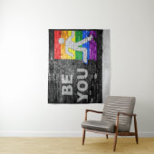 SlipperyJoe's BE-muur-mannetje Wandkleed (In situ)