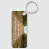 SlipperyJoe's bears will kill you paw prints press Sleutelhanger (Achterkant)