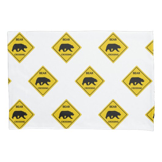 SlipperyJoe's beer kruising teken beer silhouet w Kussensloop (Voorkant)